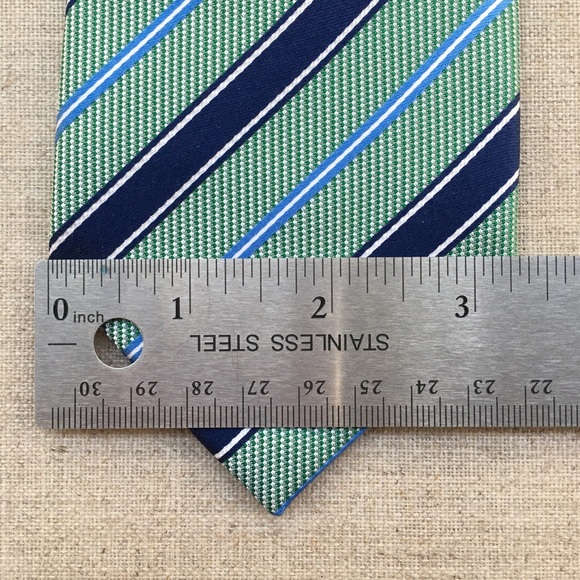 Fabio Ferretti Multicolour Striped Silk Tie - Picture 3 of 5